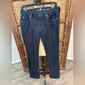For All Mankind 7 Dark Blue Women Jeans 29